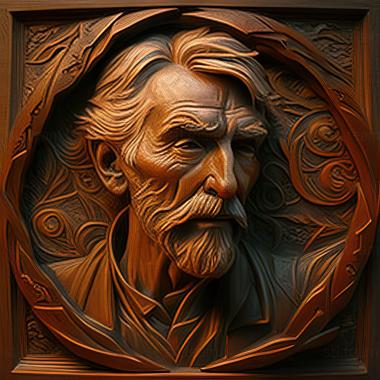 3D model James Carroll Beckwith American artist (STL)